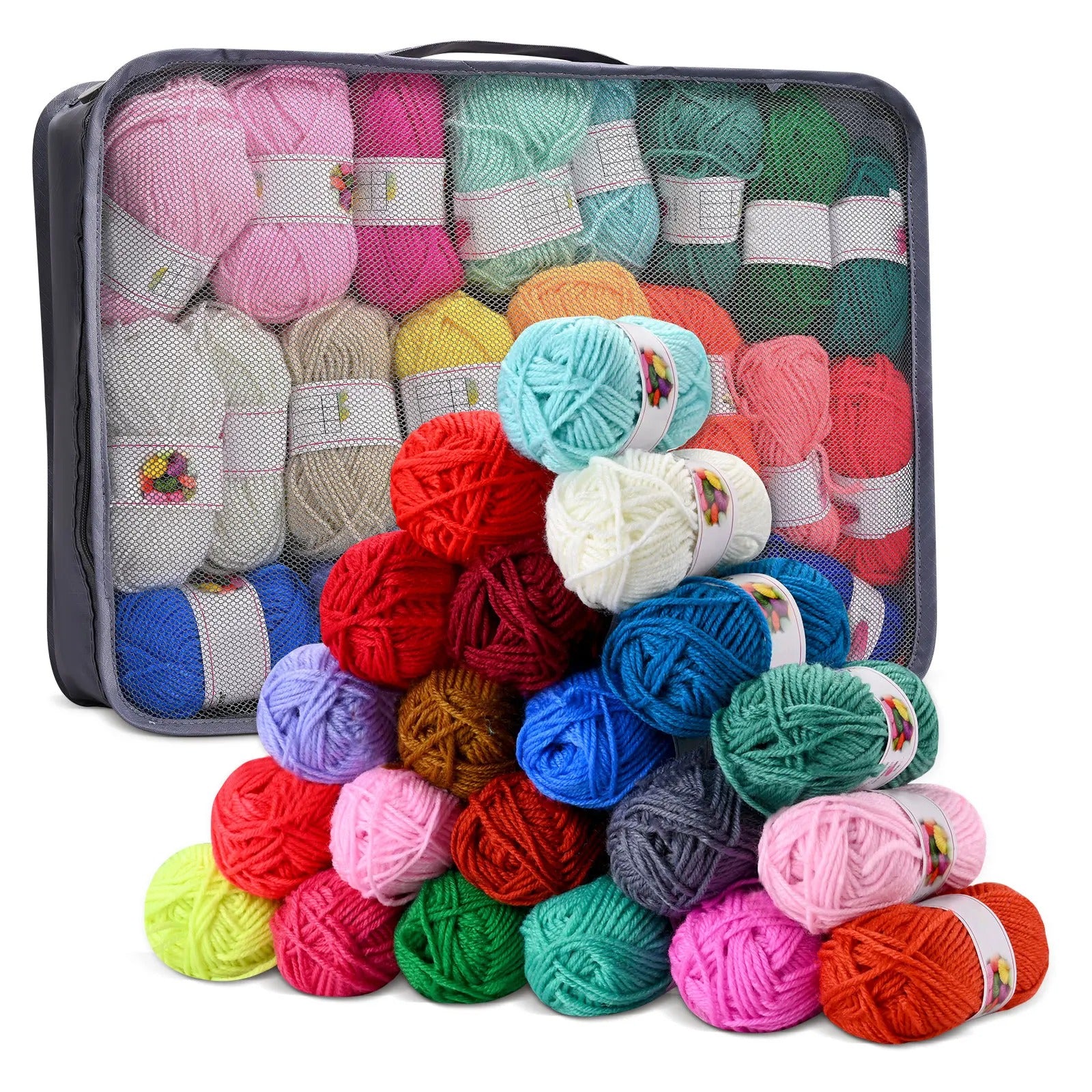 Kit 42 Colores Hilo Tufting