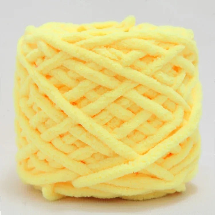 Bobina XL de hilo de chenilla 100g