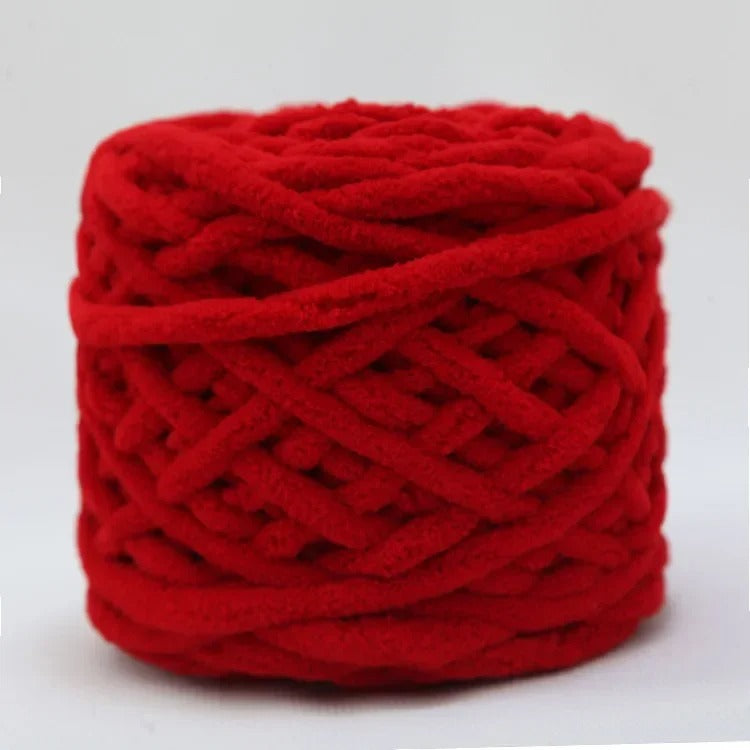 Bobina XL de hilo de chenilla 100g