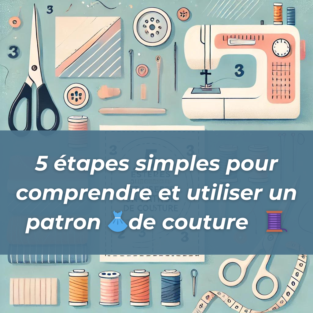 5 étapes simples pour comprendre et utiliser un patron de couture