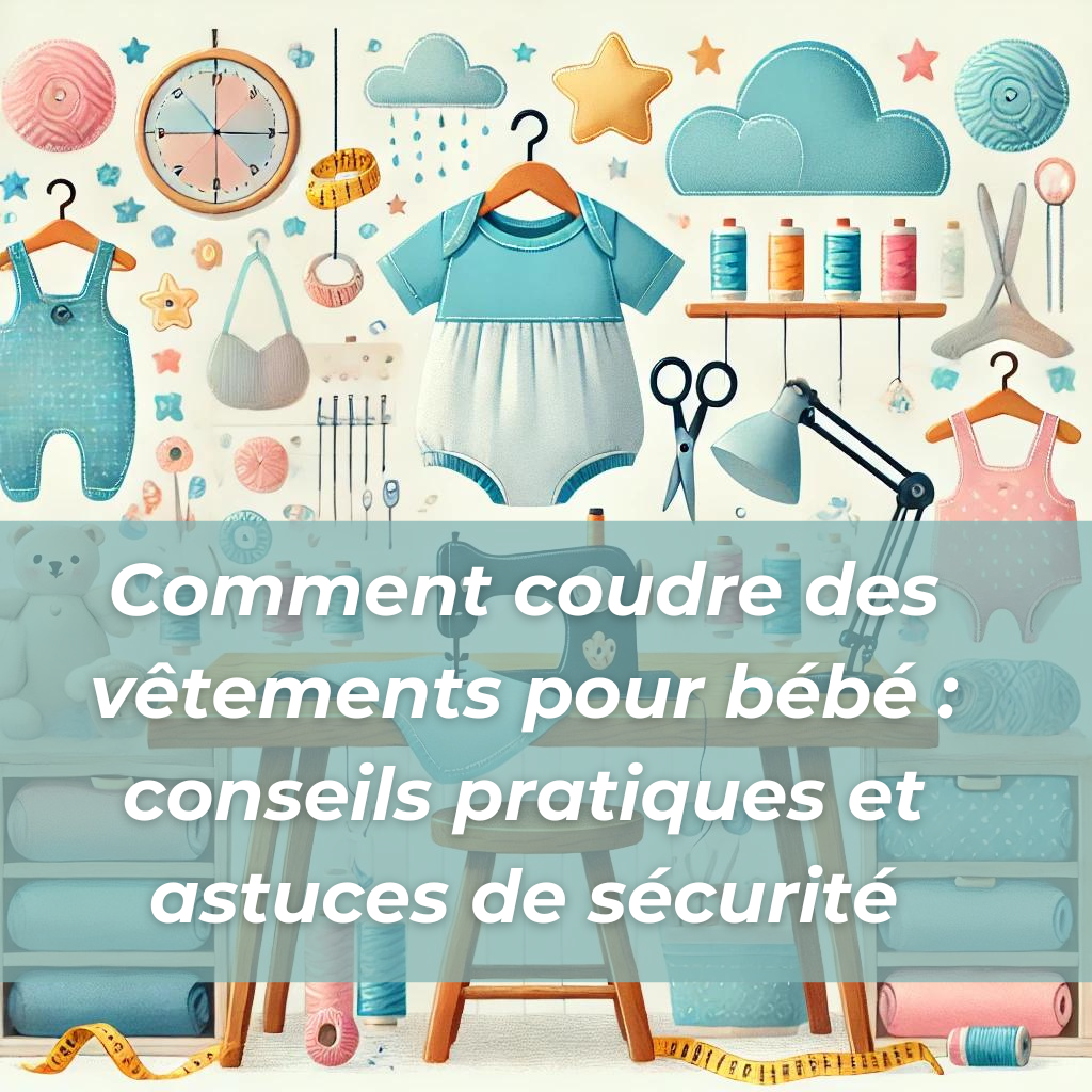 Comment coudre des vêtements pour bébé : conseils pratiques et astuces de sécurité