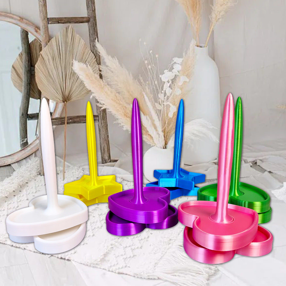 Support de pelote fantaisies — cœur et étoile