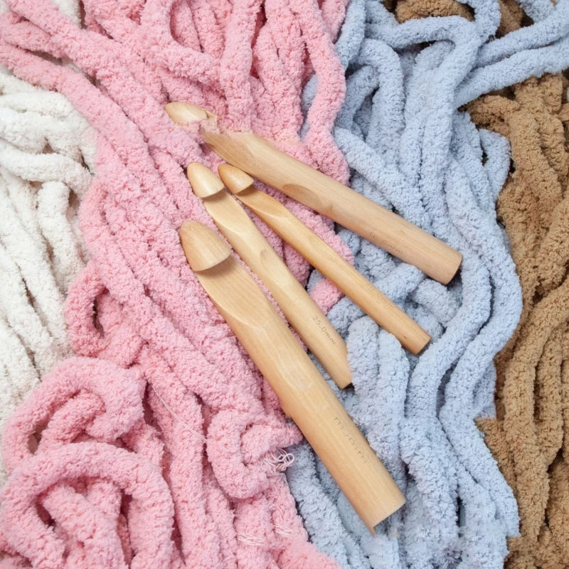 Crochet en bois de hêtre XXL — 30 mm et 35 mm