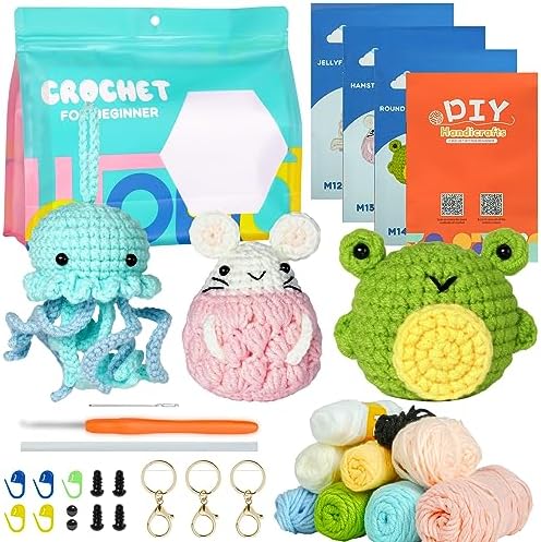 Kit de crochet peluches d'animaux