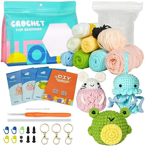 Kit de crochet peluches d'animaux