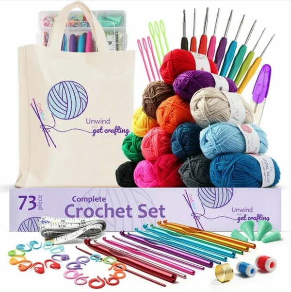 kit completo de crochet