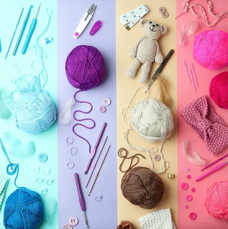 kit completo de crochet