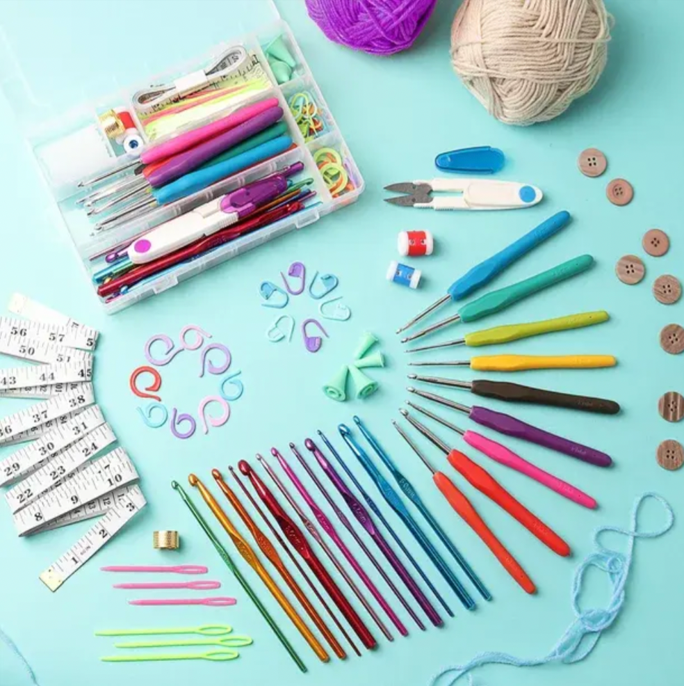 kit completo de crochet