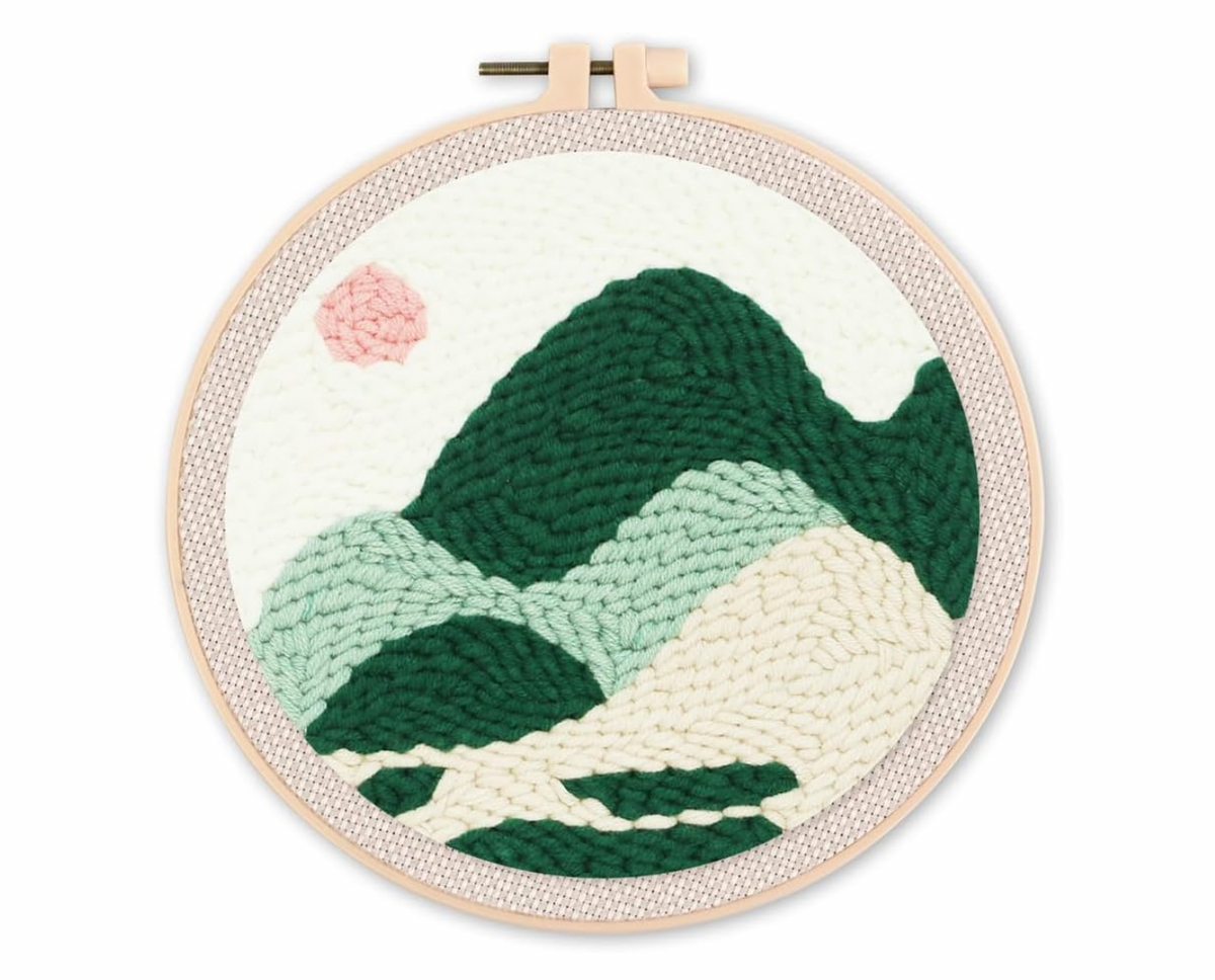 Kit de punch needle — Campagne et montagne