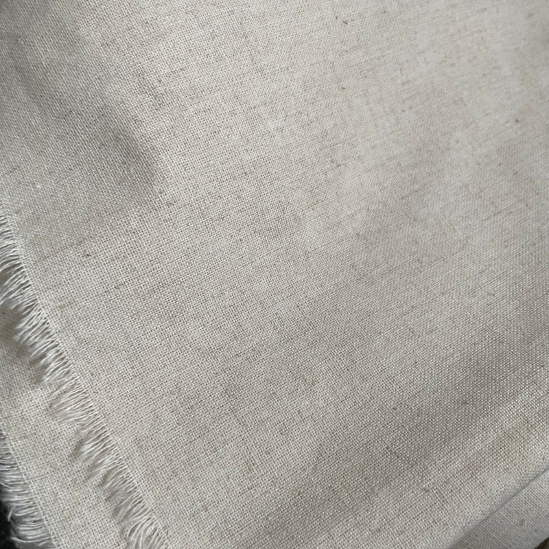 Tela lino crudo imitación algodón 50x160 cm