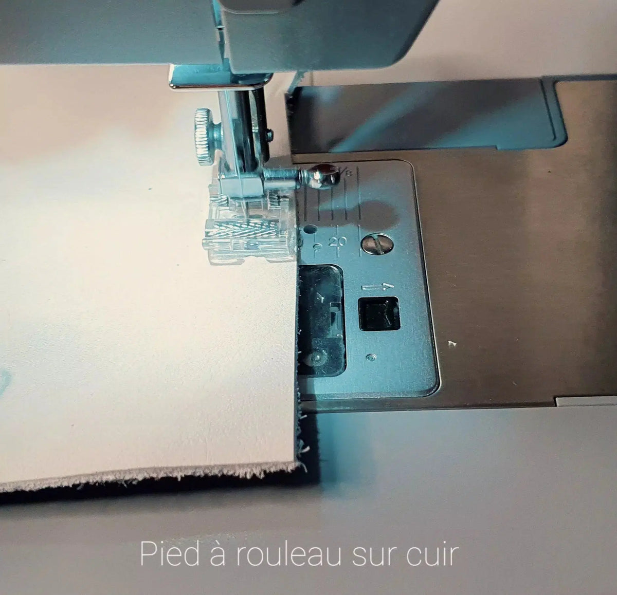 Pied presseur à rouleaux