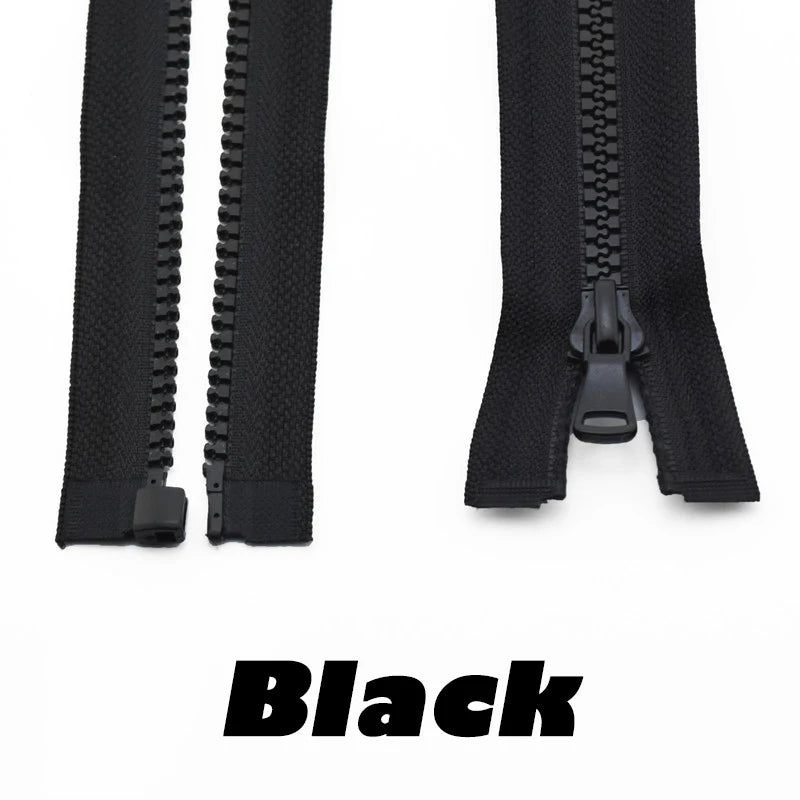 Lot de 10 fermetures à glissière en résine