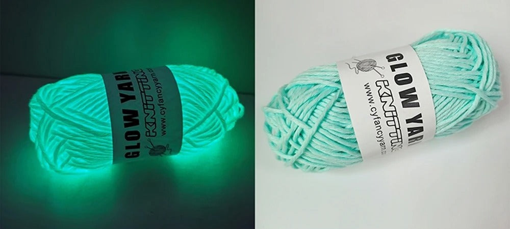 Pelote de laine fluorescente 50g