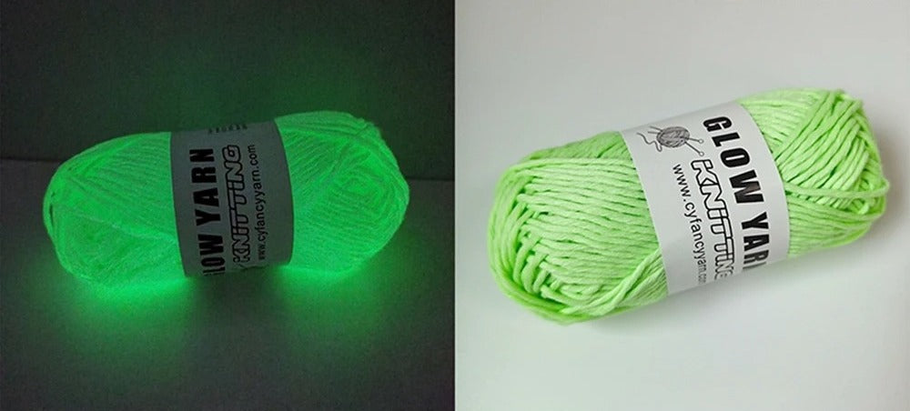 Pelote de laine fluorescente 50g