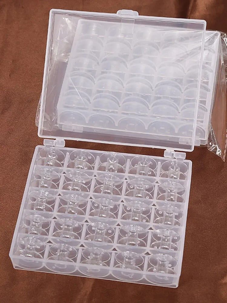 25 latas con caja de almacenamiento.