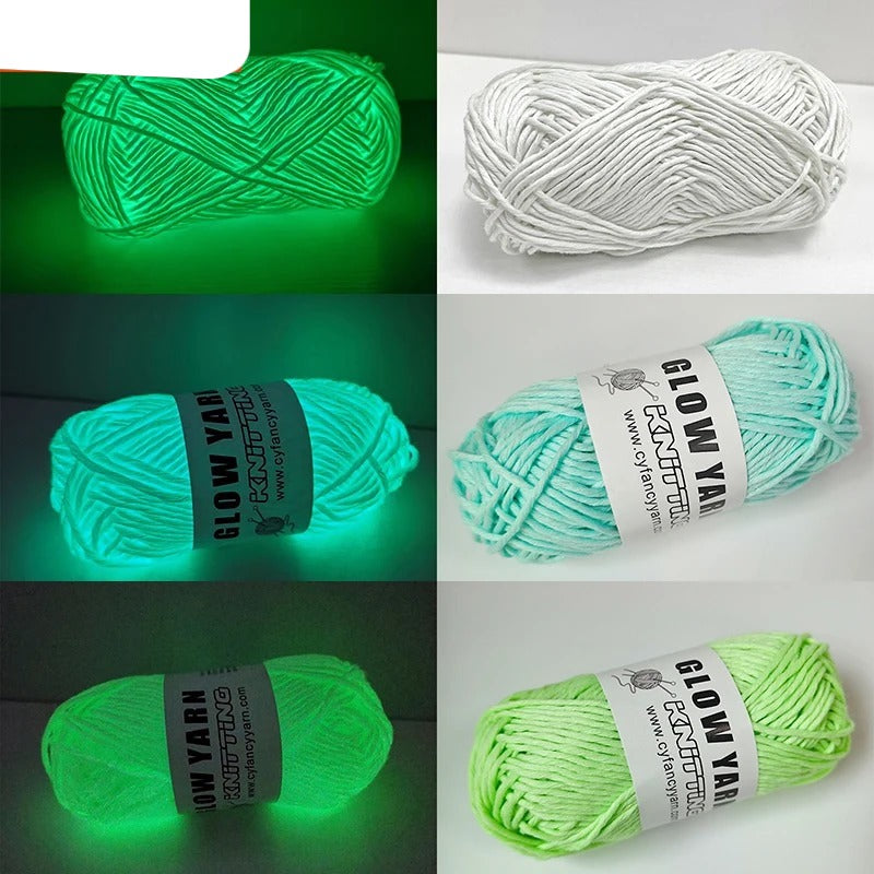 Pelote de laine fluorescente 50g