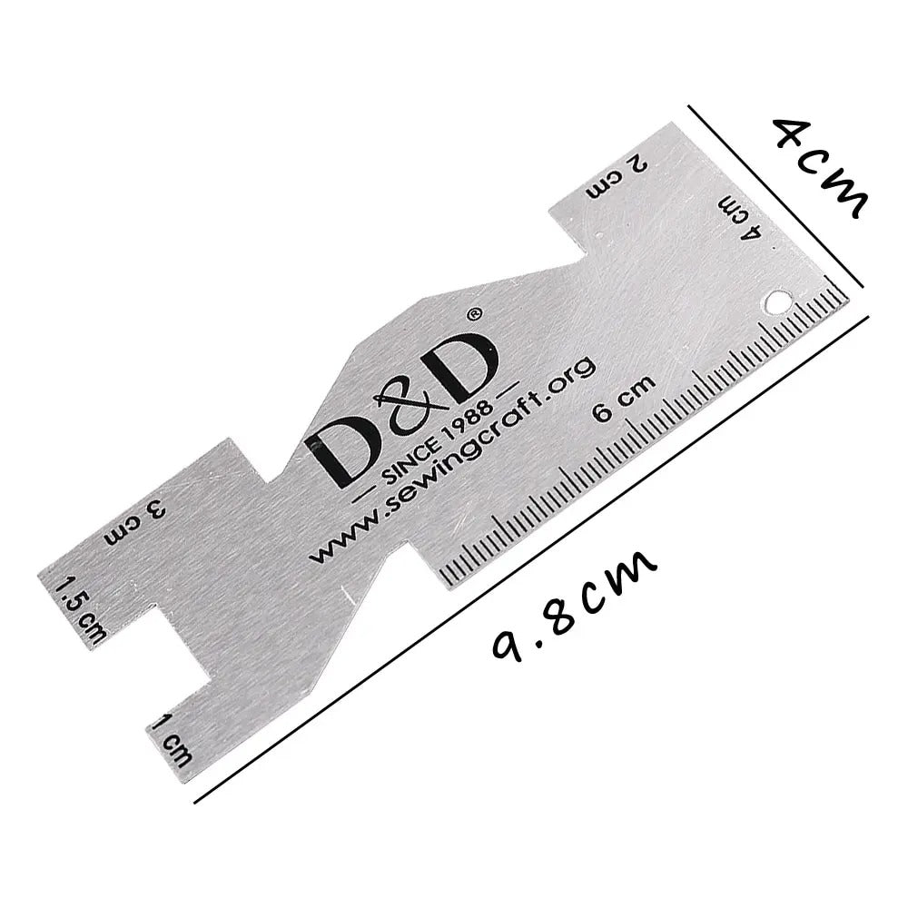 Règle pour biais en métal