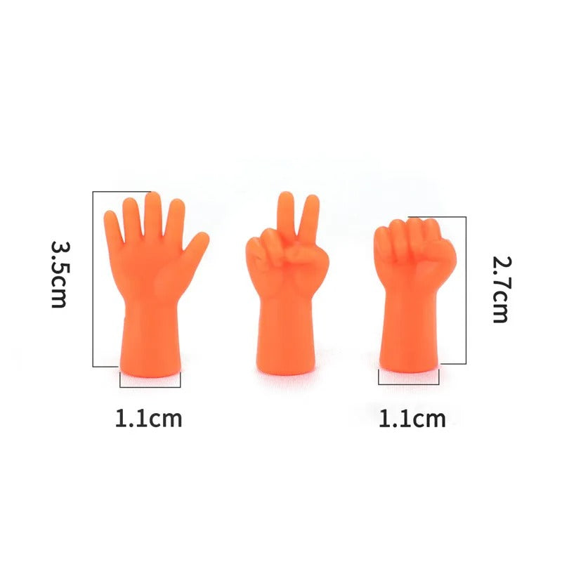 Protecteur de points d'aiguilles à tricoter - Ensemble de 6 pièces oranges