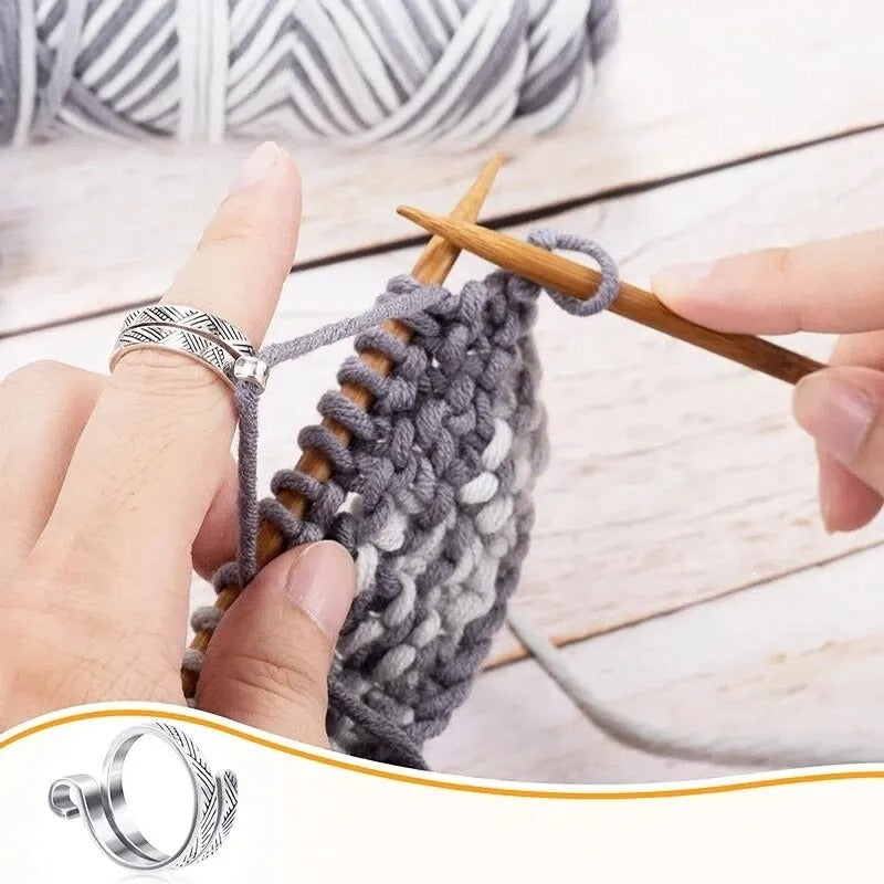 Anillo para tejer y crochet — 2 piezas