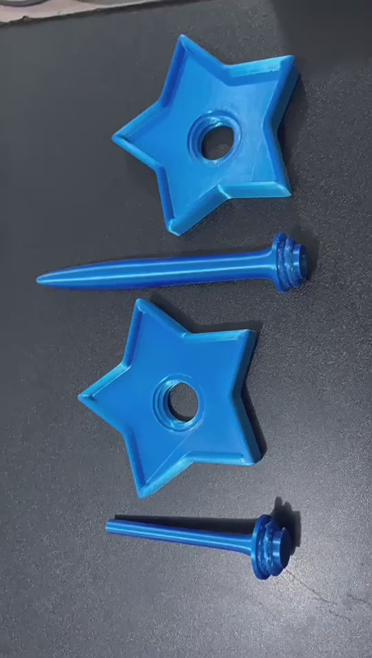 Support de pelote fantaisies — cœur et étoile