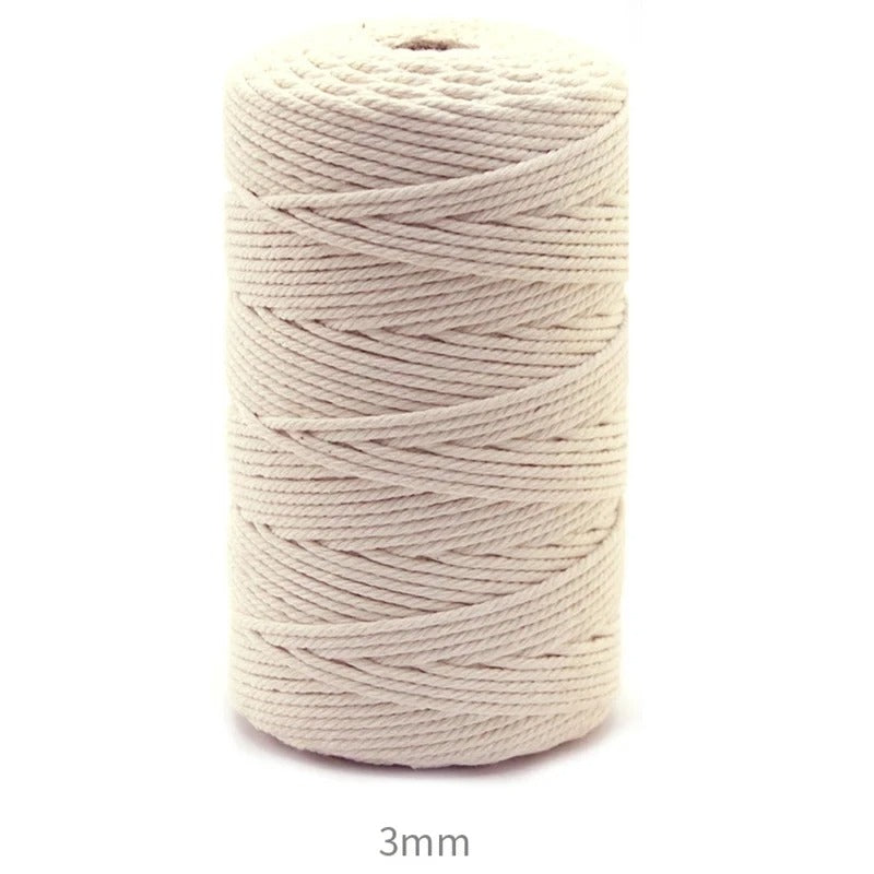 Bobine de macramé en coton