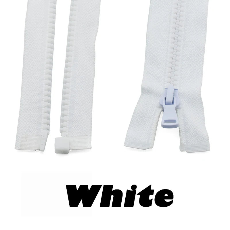 Lot de 10 fermetures à glissière en résine