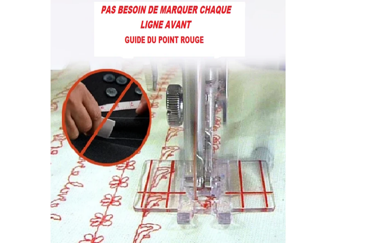 Pied-de-biche pour point guide parallèle