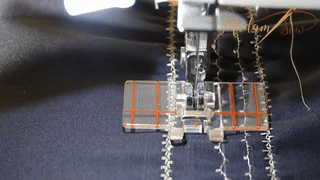 Pied-de-biche pour point guide parallèle